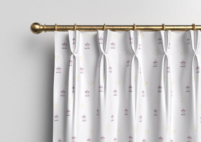 Merrily, Merry Small Violet - Made to Measure Curtains - Image 10